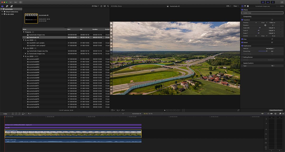 Create Hyperlapse 4K in Final Cut